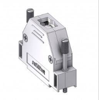 Deltron Connectors CTLM25UN4 D sub behuizing Aantal polen: 25 Kunststof, gemetalliseerd 180 ° Metaal 1 stuk(s)