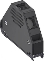 Deltron Connectors DCE 37 D sub behuizing Aantal polen: 37 Plastic 180 °, 45 ° Zwart 1 stuk(s)