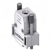 Deltron Connectors Deltron CTLM09UN4 D sub behuizing Aantal polen: 9 Kunststof, gemetalliseerd 180 ° Metaal 1 stuk(s)