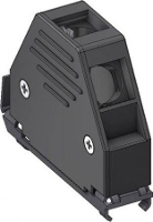 Deltron Connectors Deltron DCE 25 D sub behuizing Aantal polen: 25 Plastic 180 °, 45 ° Zwart 1 stuk(s)