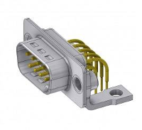 Deltron Connectors Deltron DTS09PYC/2M46UN D sub stekker 90 ° Aantal polen: 9 Solderen, Pinnen 1 stuk(s)
