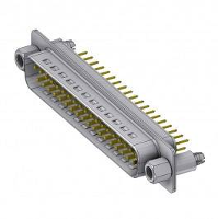 Deltron Connectors Deltron DTS37PY/2M86UNB5 D sub stekker 180 ° Aantal polen: 37 Solderen, Pinnen 1 stuk(s)