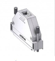 Deltron Connectors DHM 37 UN4 D sub behuizing Aantal polen: 37 Kunststof, gemetalliseerd 180 ° Metaal 1 stuk(s)
