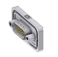 Deltron Connectors DTSWM09PY/2M95UN D sub stekker 180 ° Aantal polen: 9 Solderen, Pinnen 1 stuk(s)