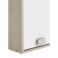 Demeyere badkamerbovenkast Hawai   licht eiken/wit   60,5x33,6x32,6 cm   Leen Bakker