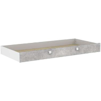 Demeyere bedlade Concrete   wit/betongrijs   90x200 cm   Leen Bakker