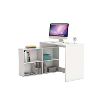 Demeyere hoekbureau Corner   wit   100,7x111,9x76,7 cm   Leen Bakker