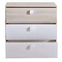 Demeyere ladekast Game 3 lades   wit   78x83x39,6 cm   Leen Bakker
