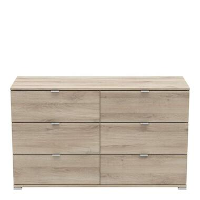 Demeyere ladekast Perfect   6 lades   bruin   Leen Bakker