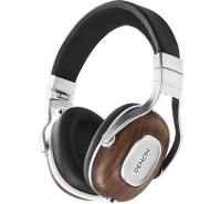 Denon: AH mm400 on ear hoofdtelefoon   Hout