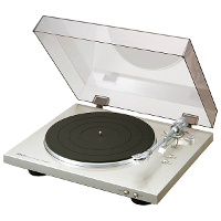 Denon: DP 300F Platenspeler   Zilver