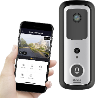 Denver Denver SHV 120 Deurintercom module voor Video deurintercom WiFi Wit, Zwart