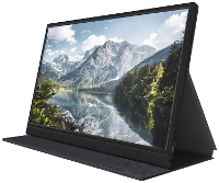 Denver PMO 15601 LED monitor Energielabel C (A   G) 39.6 Cm (15.6 Inch) 1920 x 1080 Pixel 16:9 USB C, Mini HDMI, Hoofdtelefoonaansluiting IPS LED