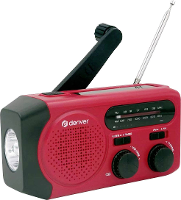 Denver SCR 2010 Noodradio VHF (FM), Middengolf Rood, Zwart