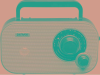 Denver TR 54 MK2 FM Transistorradio AUX Wit