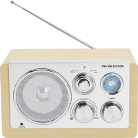 Denver TR 63LW Radio AM, FM AUX Hout (licht)