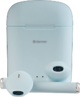 Denver TWE 46 In Ear oordopjes Bluetooth Lichtblauw