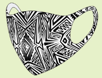 Mondkapje Tattoo One Size   Uitwasbaar