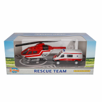 Speelgoed Ambulance Helicopter Rescue Team