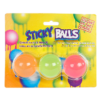Speelgoed Sticky Balletjes Glow In The Dark