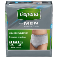Depend Pants voor Mannen Normaal Maat L/XL