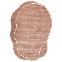 DERA   Vloerkleed   Bruin   160 x 230 cm   Viscose