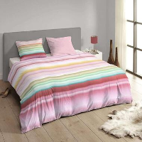 Descanso dekbedovertrek Seluna   multikleur   200x200/220 cm   Leen Bakker
