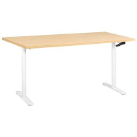 DESTINAS   Sta bureau   Wit/Lichtbruin   160 x 72 cm   Vezelplaat