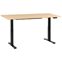 DESTINES   Elektr bureau   Zwart/Lichtbruin   180 x 72 cm   Vezelplaat
