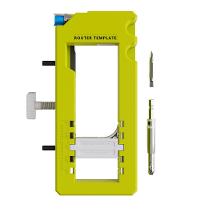 Deurscharnier Mortiser Scharnier Installatie Kit Router Template past op 3in tot 5in scharnieren Vierkante Semidiameter