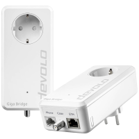 Devolo Giga Bridge Coax Netwerkadapter 8860 EU IP Bridge, Glasvezel
