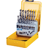 DEWALT 19 delige HSS G DIN 338 Metaalboorcassette boorset