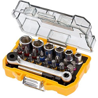 DEWALT 24 delige bit en doppenset DT71516 gereedschapsset