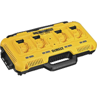 DEWALT 4 poort snellader oplader