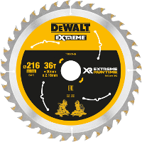 DEWALT Cirkelzaagblad DT99569, 216 / 30mm zaagblad 36 Tanden
