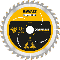 DEWALT Cirkelzaagblad DT99572, 250mm / 30mm