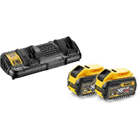 DEWALT DCB132X2 QW XR FLEXVOLT Accu starterspakket oplader