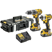DEWALT DCK266P2 QW Accu Klopboorschroevendraaier Set 18V, 2 stuks