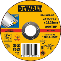 DEWALT Doorslijpschijf Roestvrij staal DT42340Z QZ