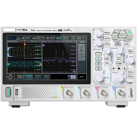 DHO804 Digitale Oscilloscoop 70MHz 4 Kanaal 12 Bit 1.25GSa/Sec 25MPts Diepte Handig 1.000.000 Wfms/s HD Touchscreen