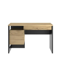 Diagone Bureau Russel   Eiken / Zwart