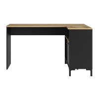 Diagone Hoekbureau Manchester   Zwart industriele look