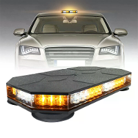 Diamantvormige Autodak Waarschuwingslicht 42 LED Dakstrobo Met Controller Voor Vrachtwagen Ambulance Sneeuwschuiver Magn