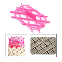 Diamond Rhombus Fondant Cake Cutter Embossing Mould Cake Tools