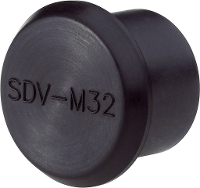LAPP 54113002 SKINTOP SDV M 12 ATEX Dicht inzetstuk ATEX M12 Chloroprene rubber Zwart (RAL 9005) 50 stuk(s)