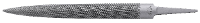 Dick 11561230 Precisievijl, halfrond 125 mm, kap 3 Lengte 125 mm 1 stuk(s)