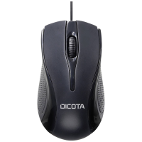 Dicota DICOTA   Maus   rechts  und linkshändig   Laser Muis USB Zwart 3 Toetsen 1200 dpi Geïntegreerd scrollwiel