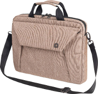 Dicota Laptoptas Tasche / Notebook / Slim Case EDGE / 14  Geschikt voor max. (Laptop): 39,6 cm (15,6) Zandsteen oker