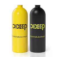 DIDEEP 2L Duikfles Mini Zuurstoftank voor Snorkelen Ademen Bucear buceo Duikuitrusting