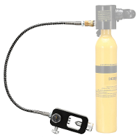 DIDEEP PSI Dial Mini Duikfles Zuurstofcilinder Ademhalingsapparaat Adapter 8MM Groot naar Klein Duikfles Adapters Hoofde